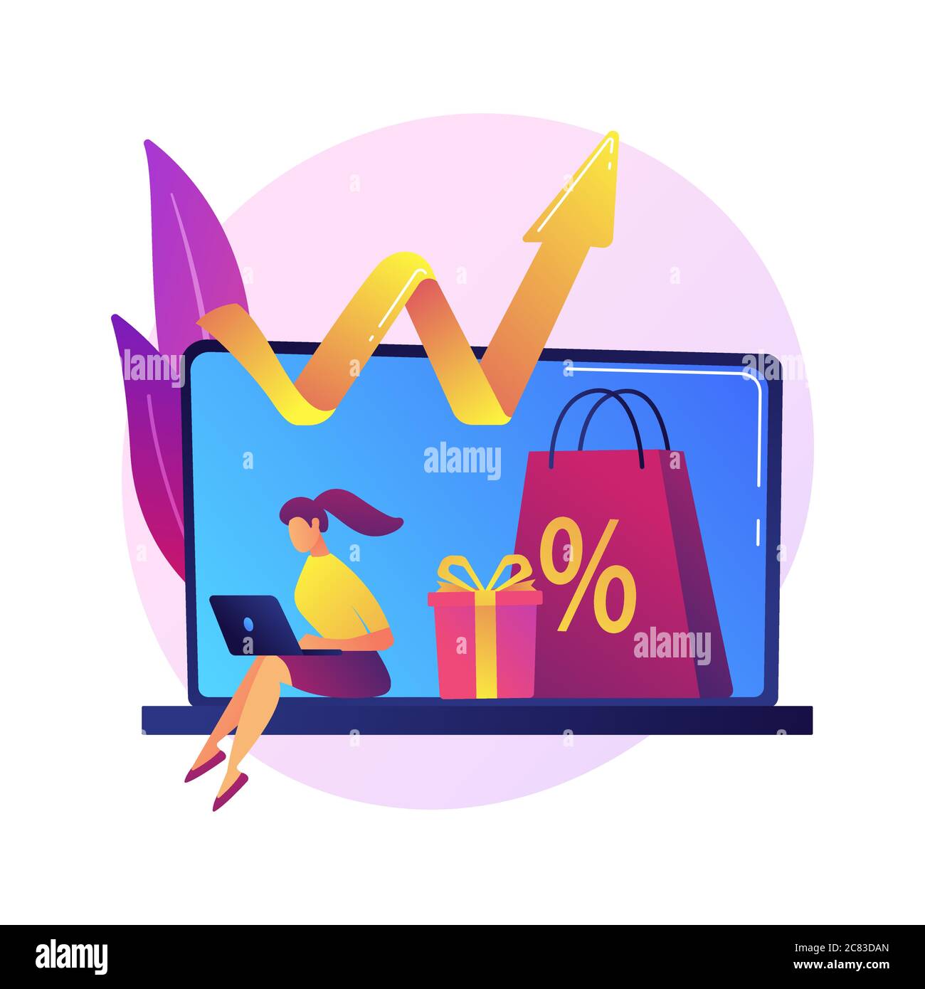 Shopping expenses vector concept metaphor Stock Vector