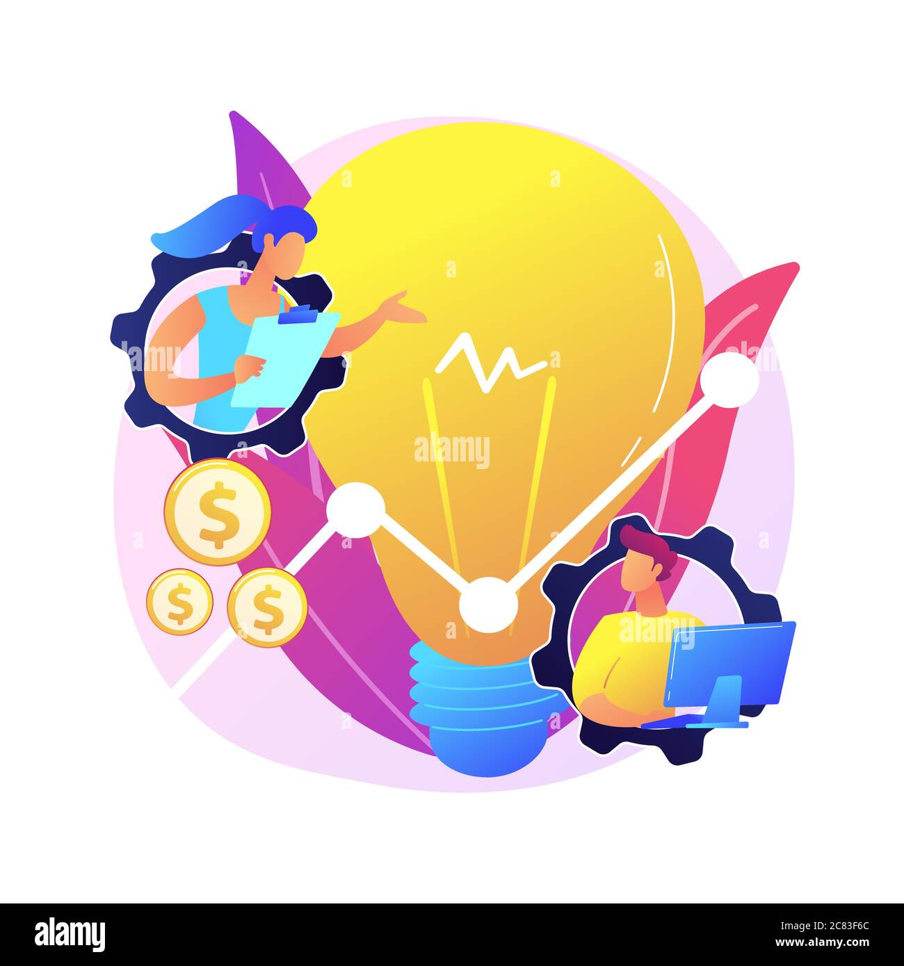 Business trend vector concept metaphor Stock Vector Image & Art - Alamy