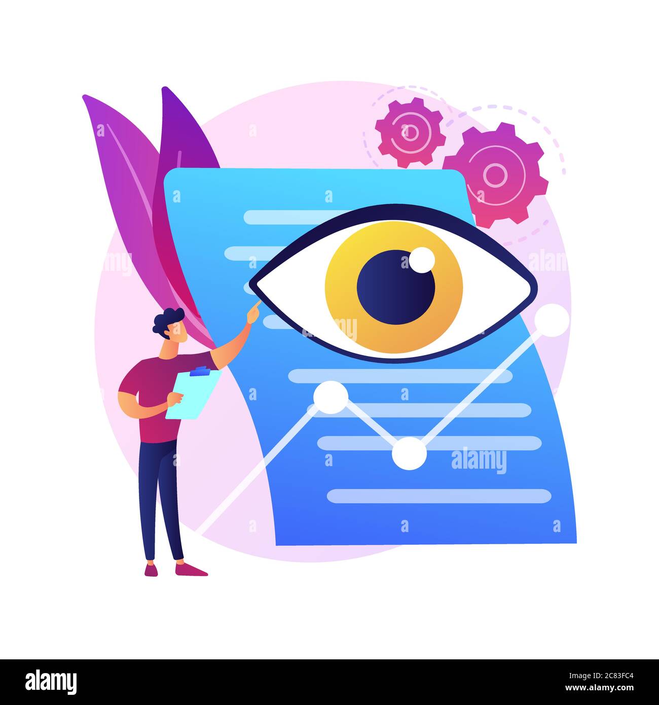 Vision statement vector concept metaphor Stock Vector