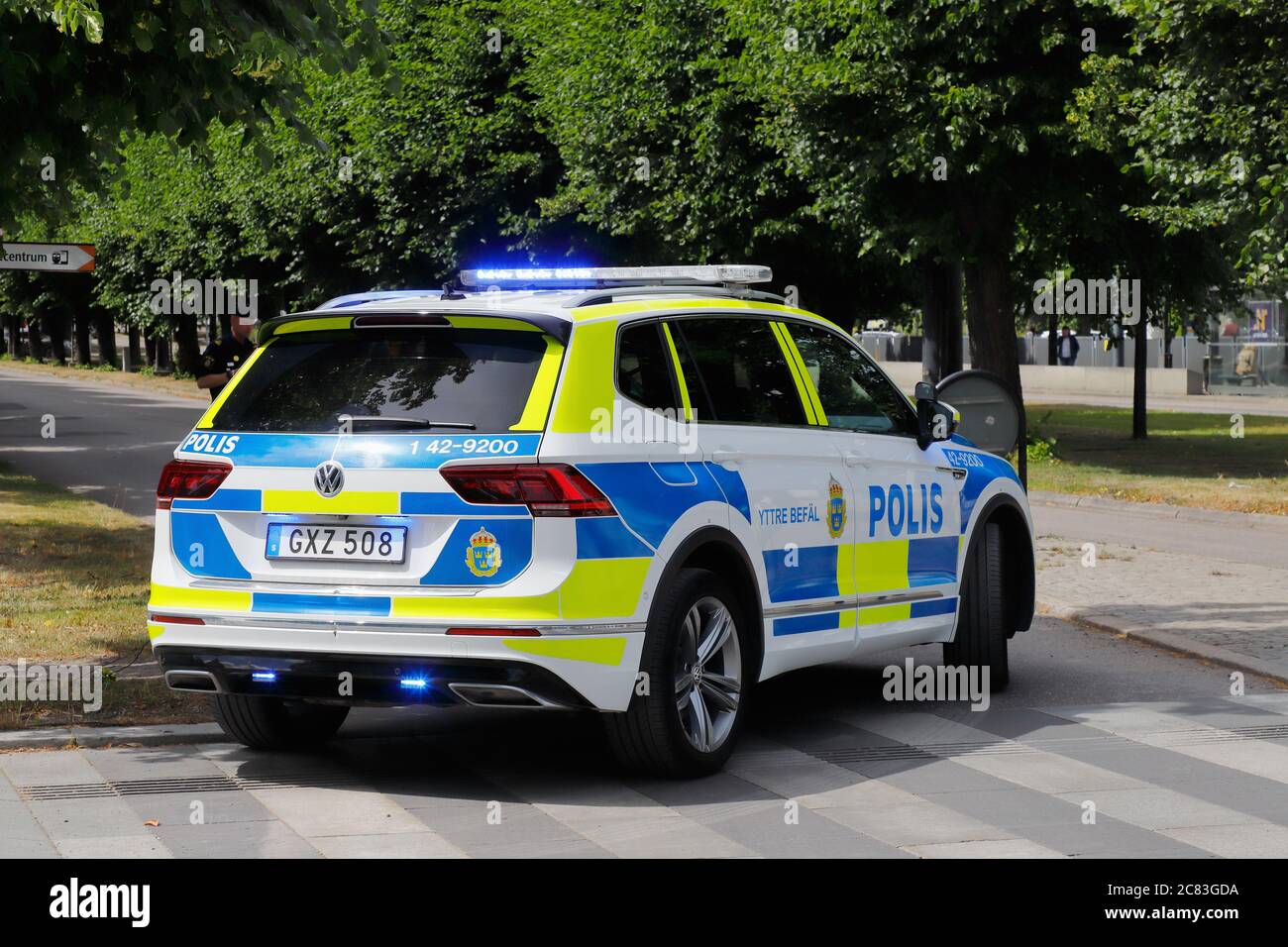 Volkswagen police car hi-res stock photography and images - Alamy
