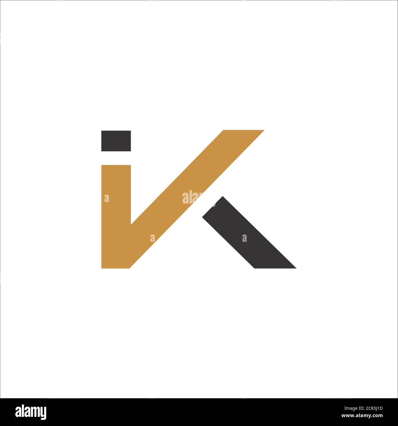Initial letter jk logo or kj logo vector design template Stock Vector ...