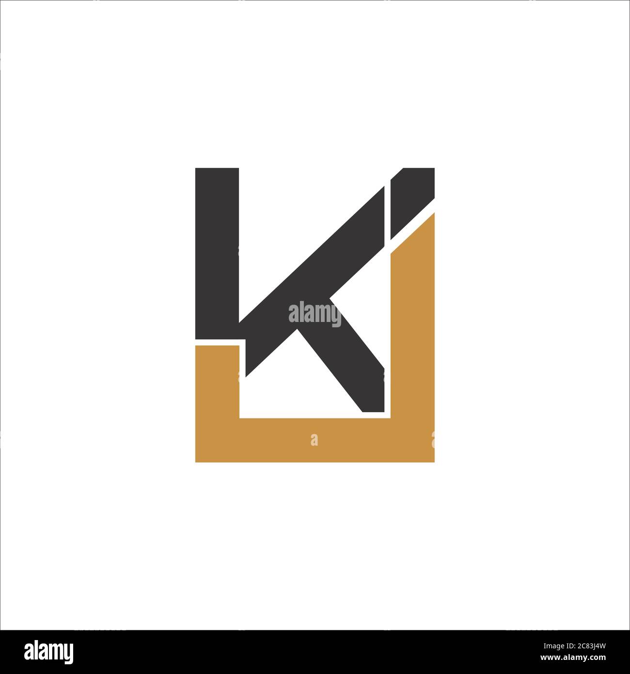 Initial letter jk logo or kj logo vector design template Stock Vector ...