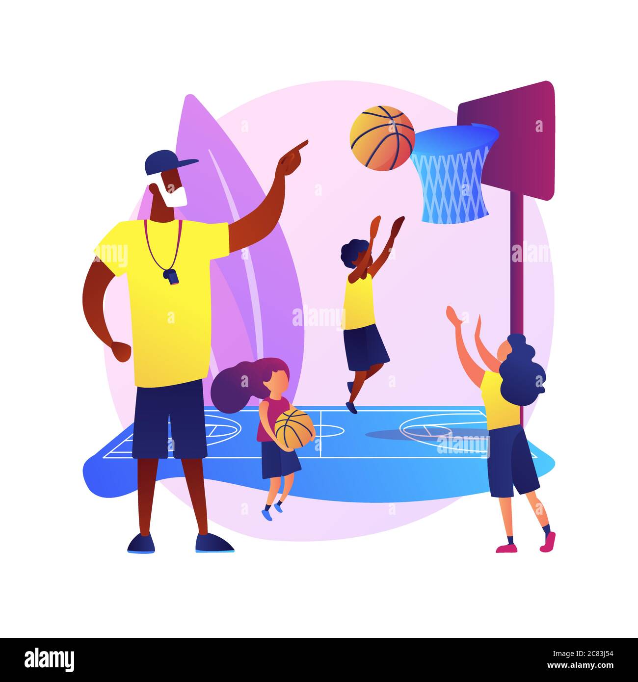 Basketball camp vector concept metaphor Stock Vector Image & Art - Alamy