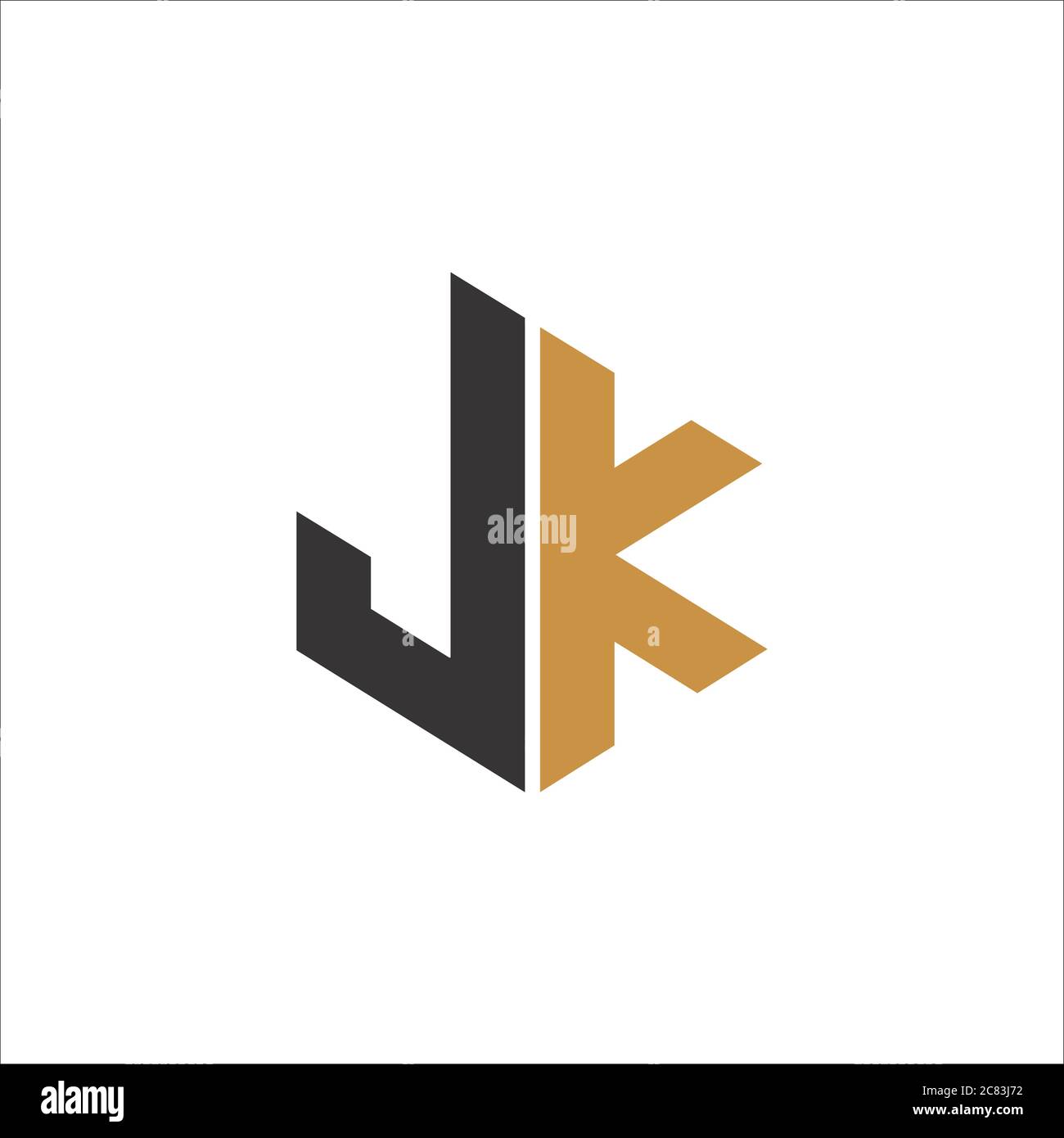 Initial letter jk logo or kj logo vector design template Stock Vector ...