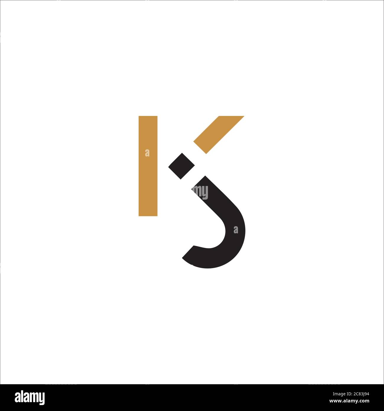 Initial letter jk logo or kj logo vector design template Stock Vector ...