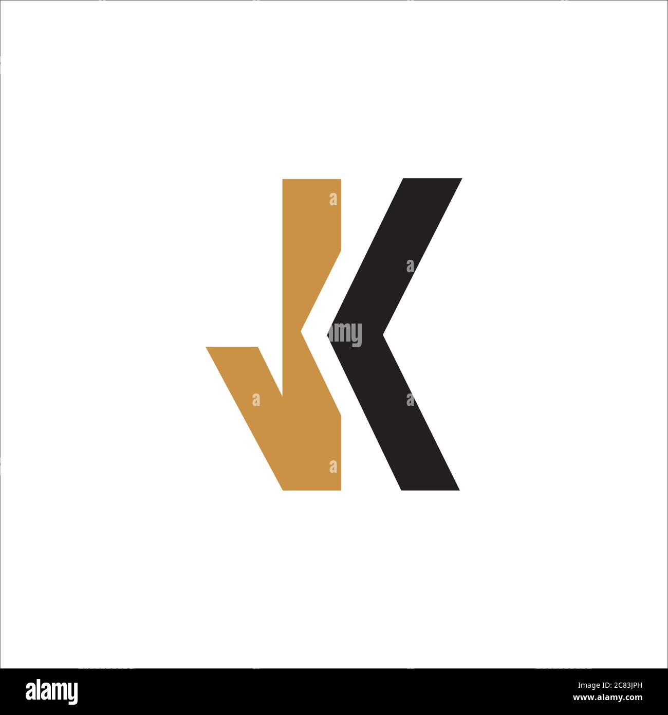 Initial letter jk logo or kj logo vector design template Stock Vector ...