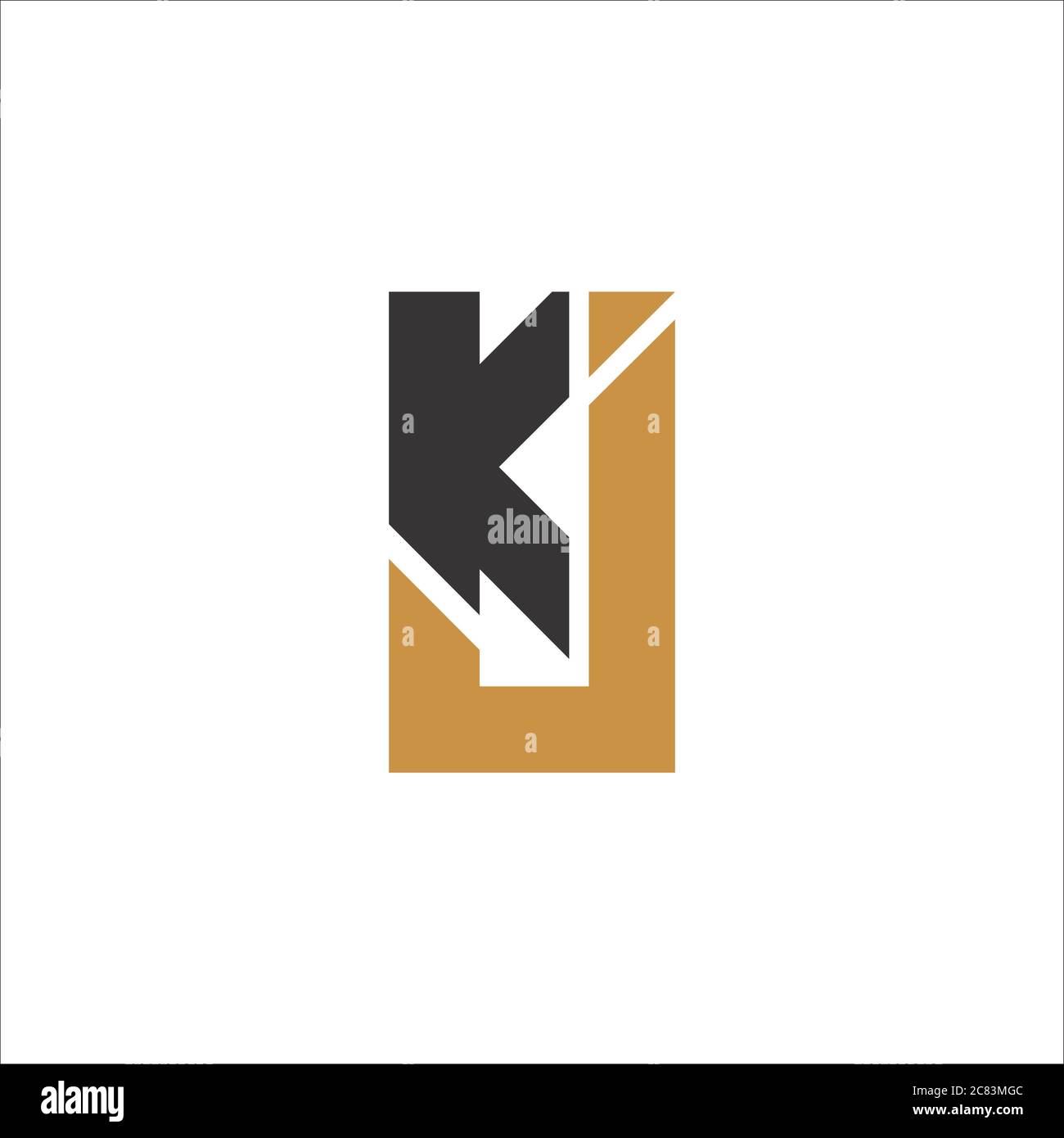 Initial letter jk logo or kj logo vector design template Stock Vector ...