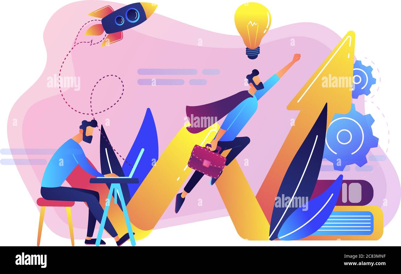 Start up launch concept vector illustration Stock Vector Image & Art ...
