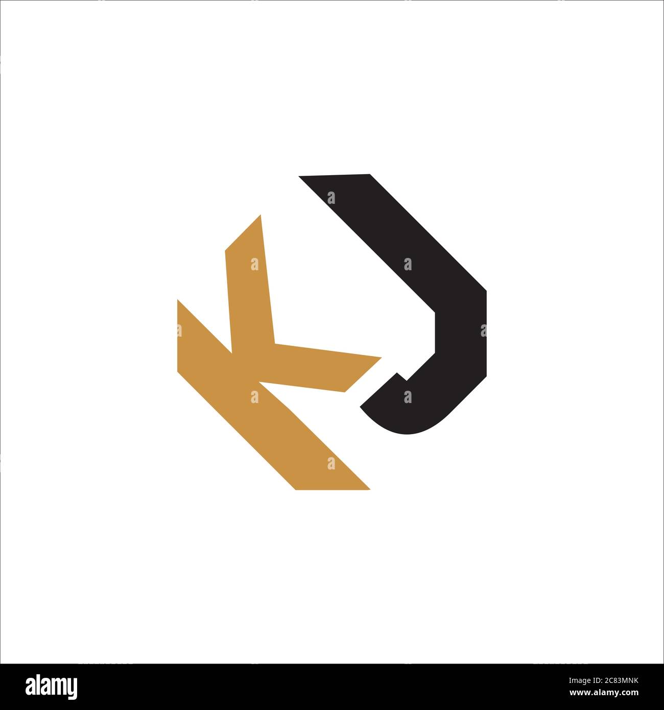 Initial letter jk logo or kj logo vector design template Stock Vector ...