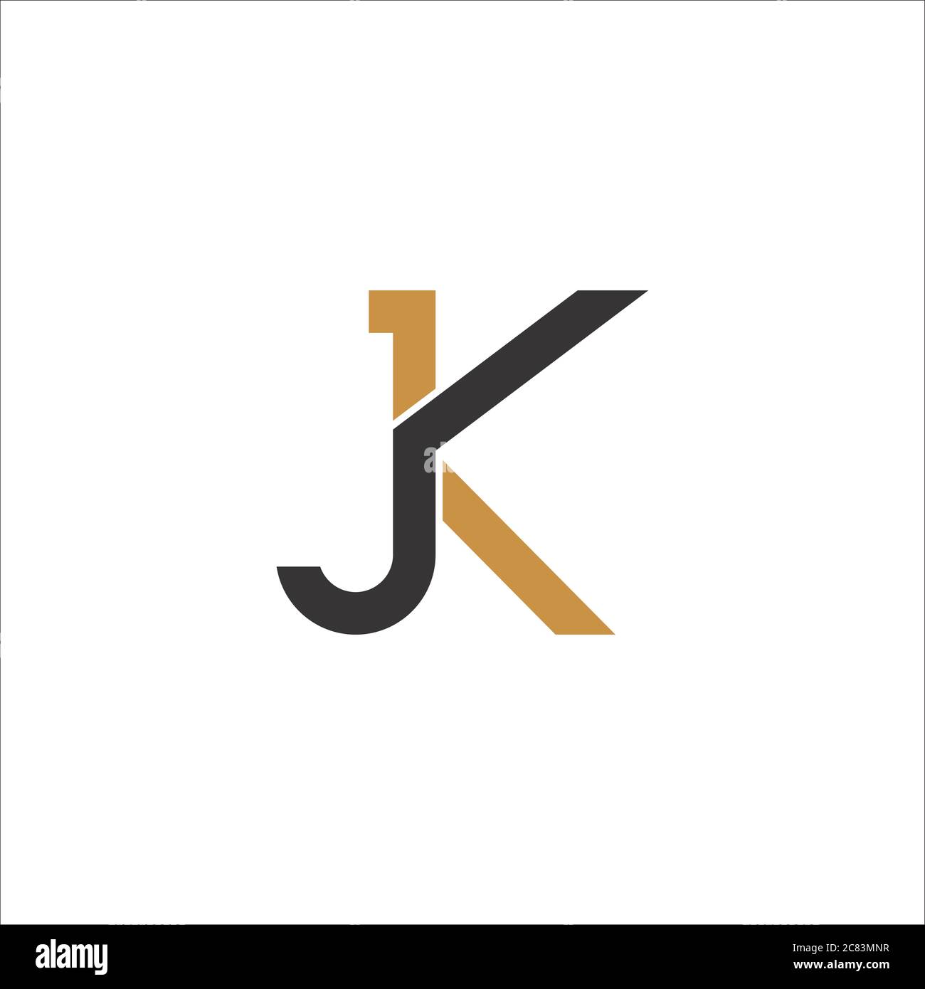 Initial letter jk logo or kj logo vector design template Stock Vector ...