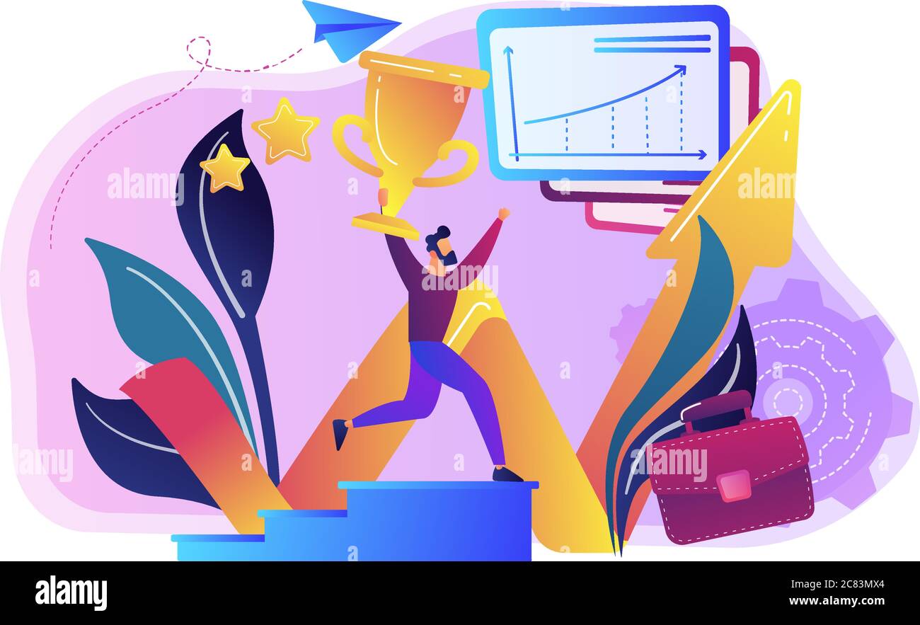 Business success concept vector illustration Stock Vector Image & Art ...