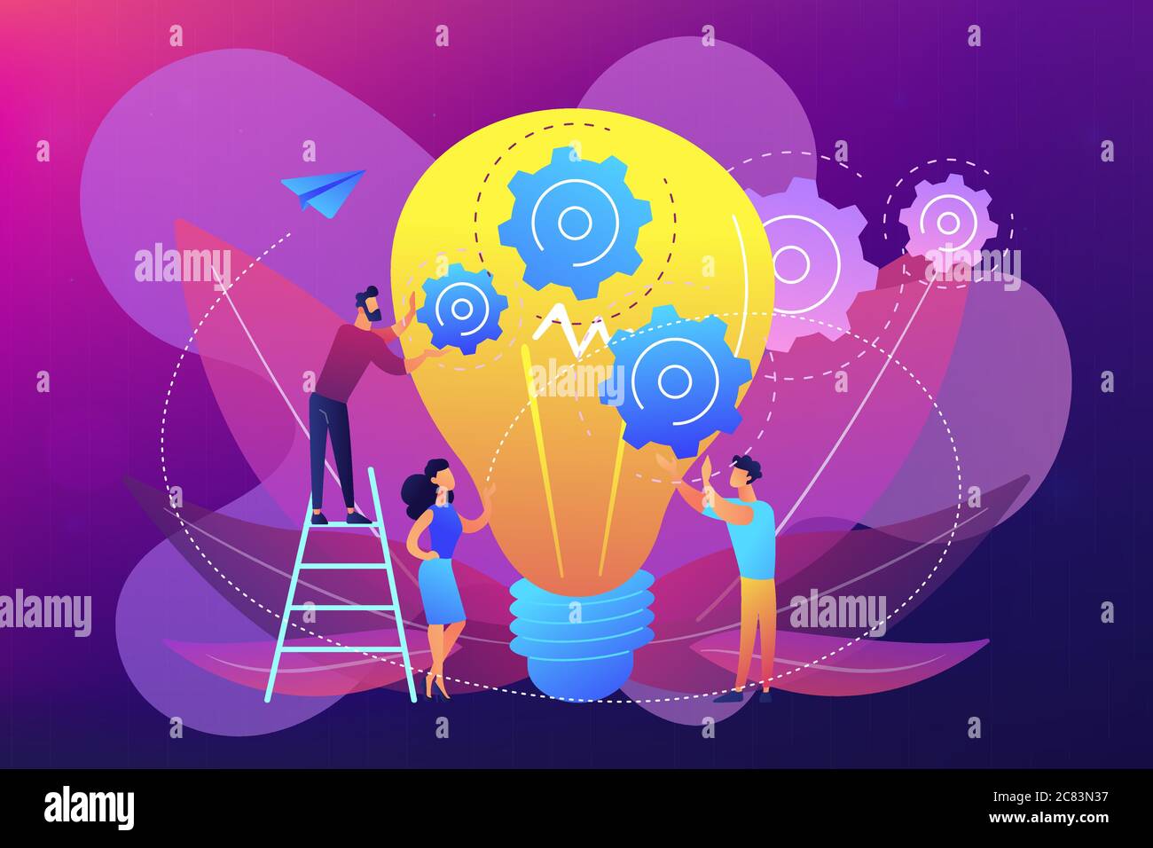 Teamwork concept vector illustration Stock Vector Image & Art Alamy