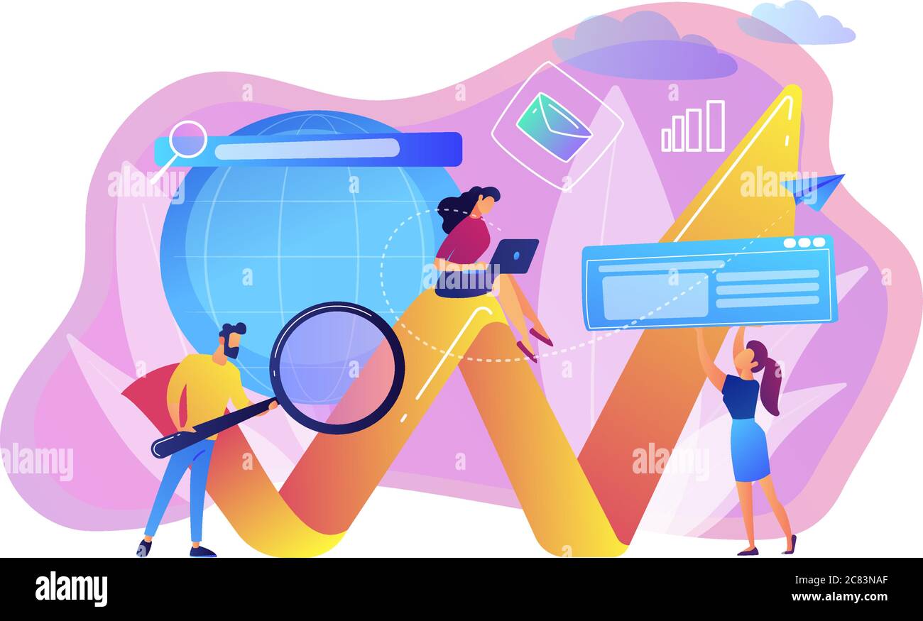 Digital marketing concept vector illustration Stock Vector Image & Art ...
