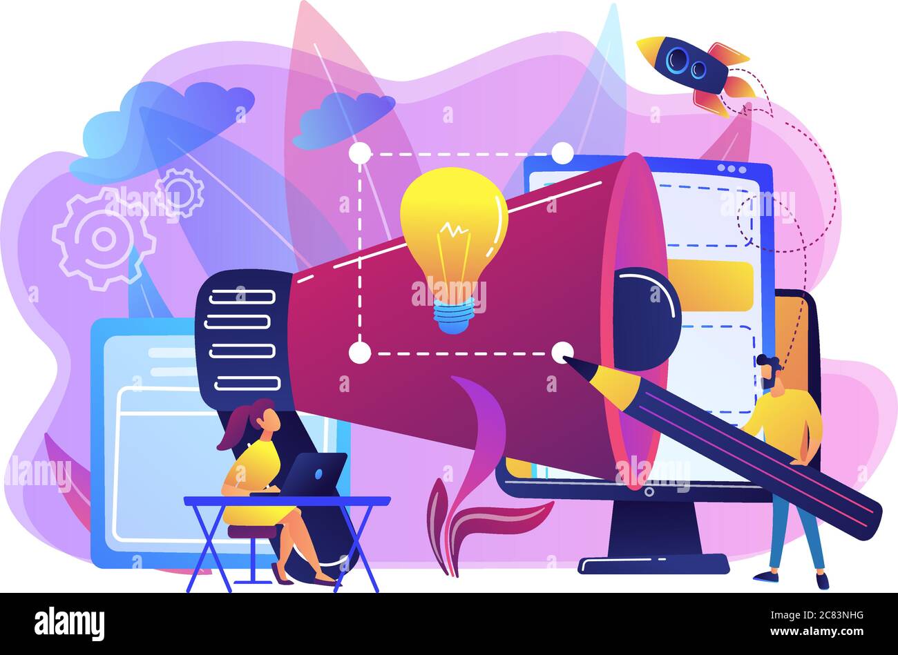 Brand identity concept vector illustration Stock Vector Image & Art - Alamy