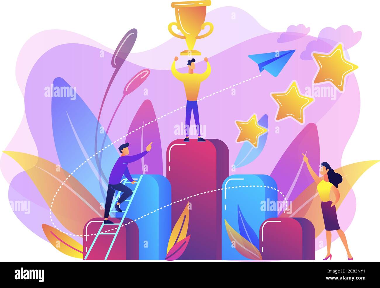 Key to success concept vector illustration Stock Vector Image & Art - Alamy