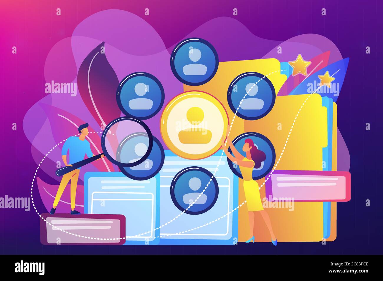 Human resources concept vector illustration Stock Vector Image & Art ...