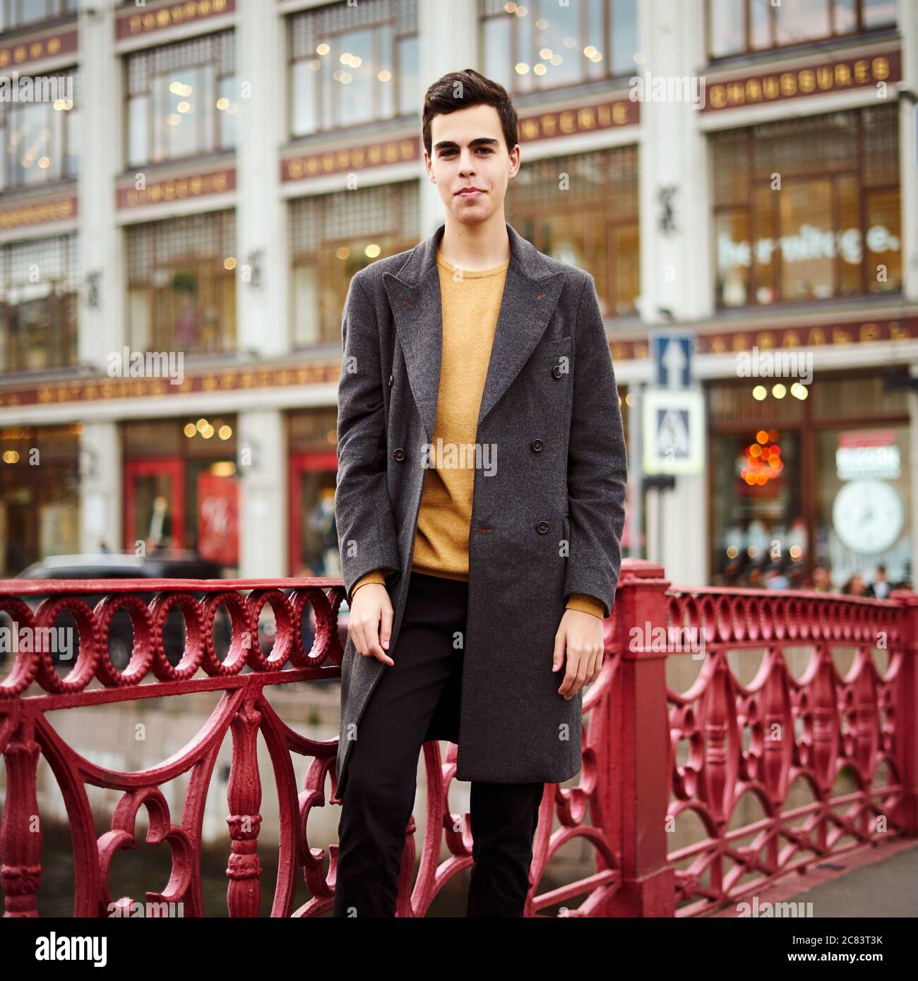 Beautiful Dark Hair Male Model High Resolution Stock Photography And Images Alamy