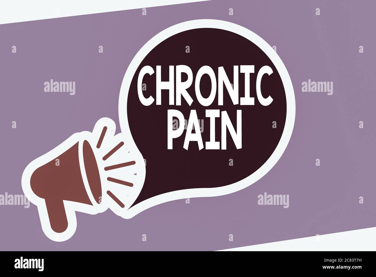 Text sign showing Chronic Pain. Business photo showcasing discomfort ...