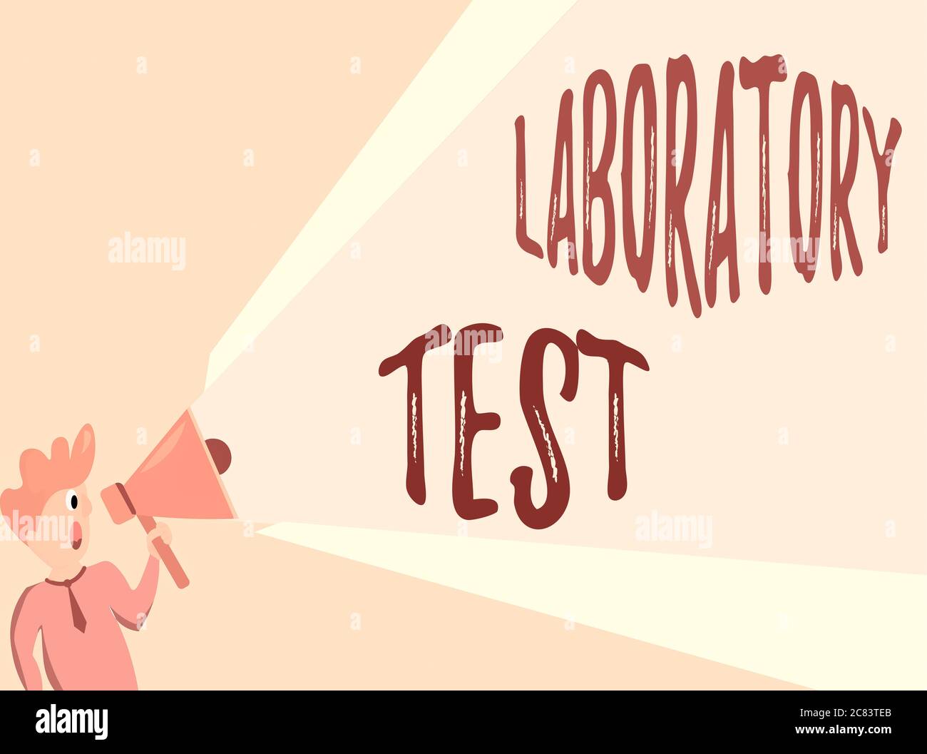 Writing note showing Laboratory Test. Business concept for ...