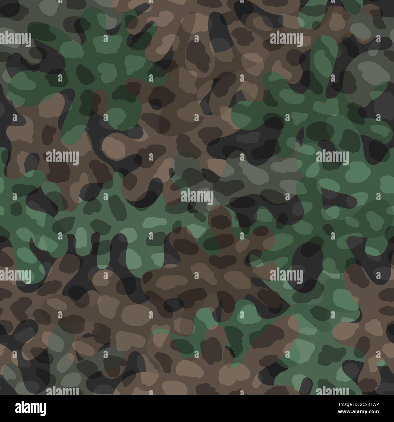 Woodland camouflage pattern background seamless vector illustration ...
