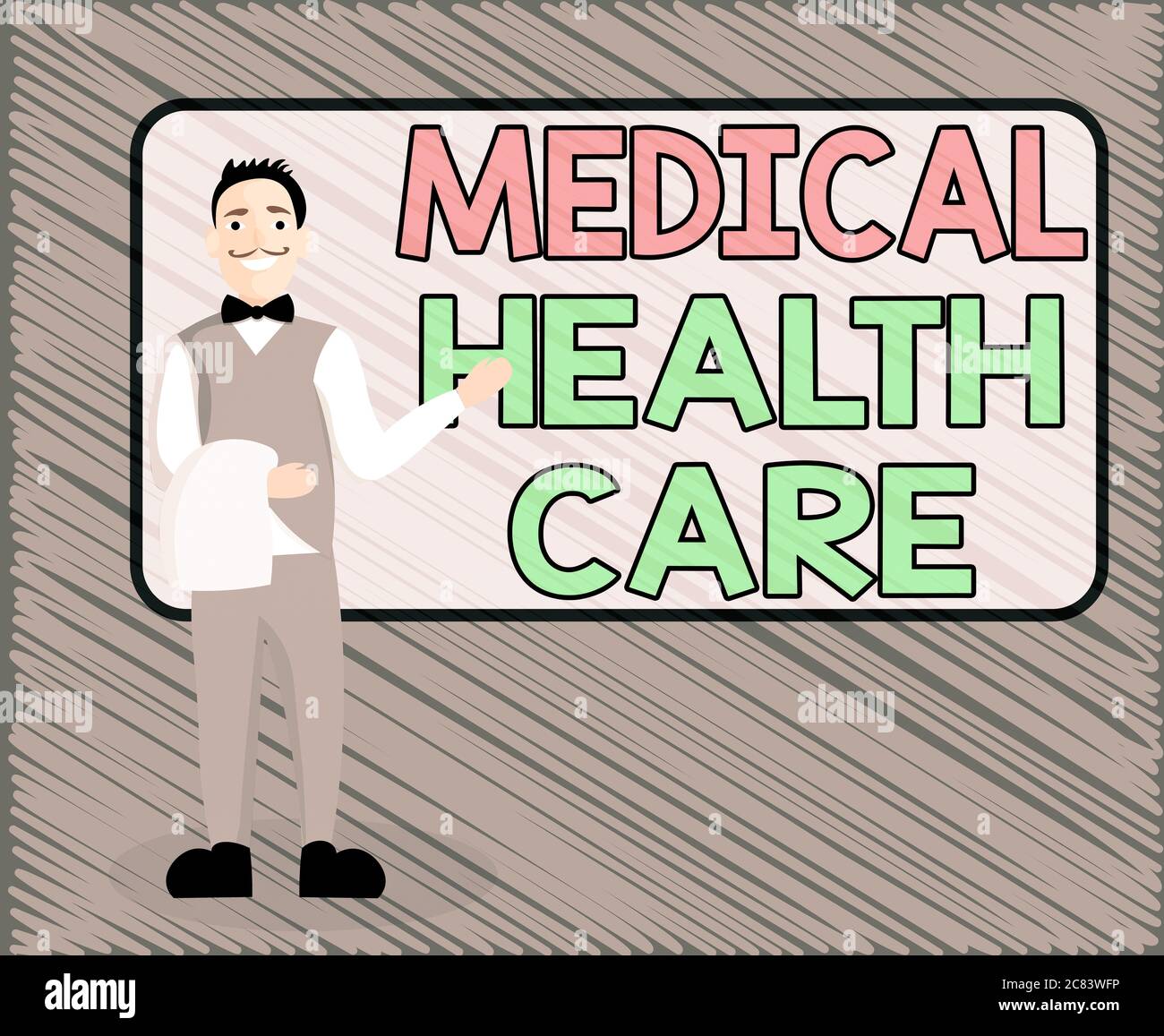 Health Rosting Text Text sign showing Medical Health Care. Business photo text restoration ...