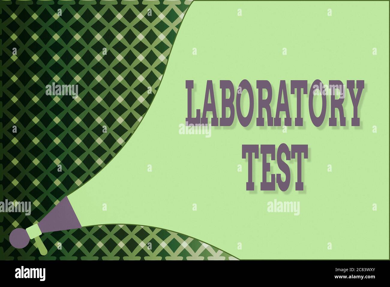 Writing note showing Laboratory Test. Business concept for ...
