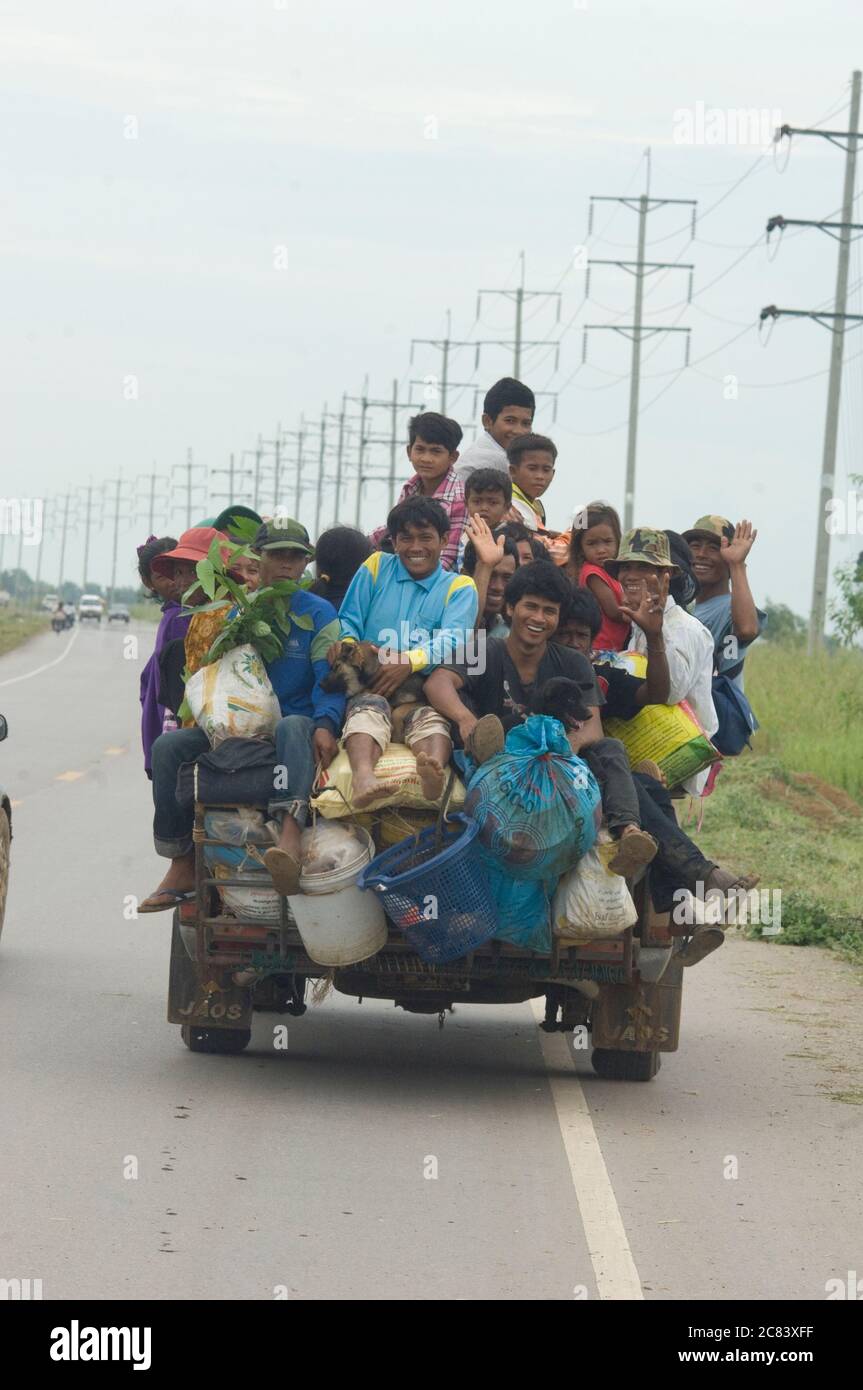 Local transport , Siem Reap, Cambodia Stock Photo
