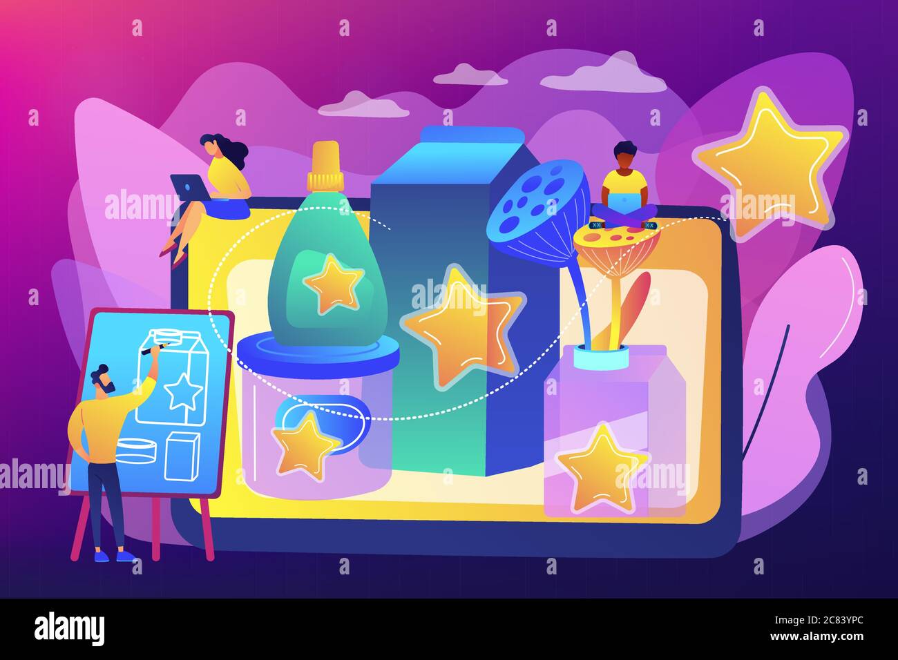 Packaging design concept vector illustration Stock Vector Image & Art ...