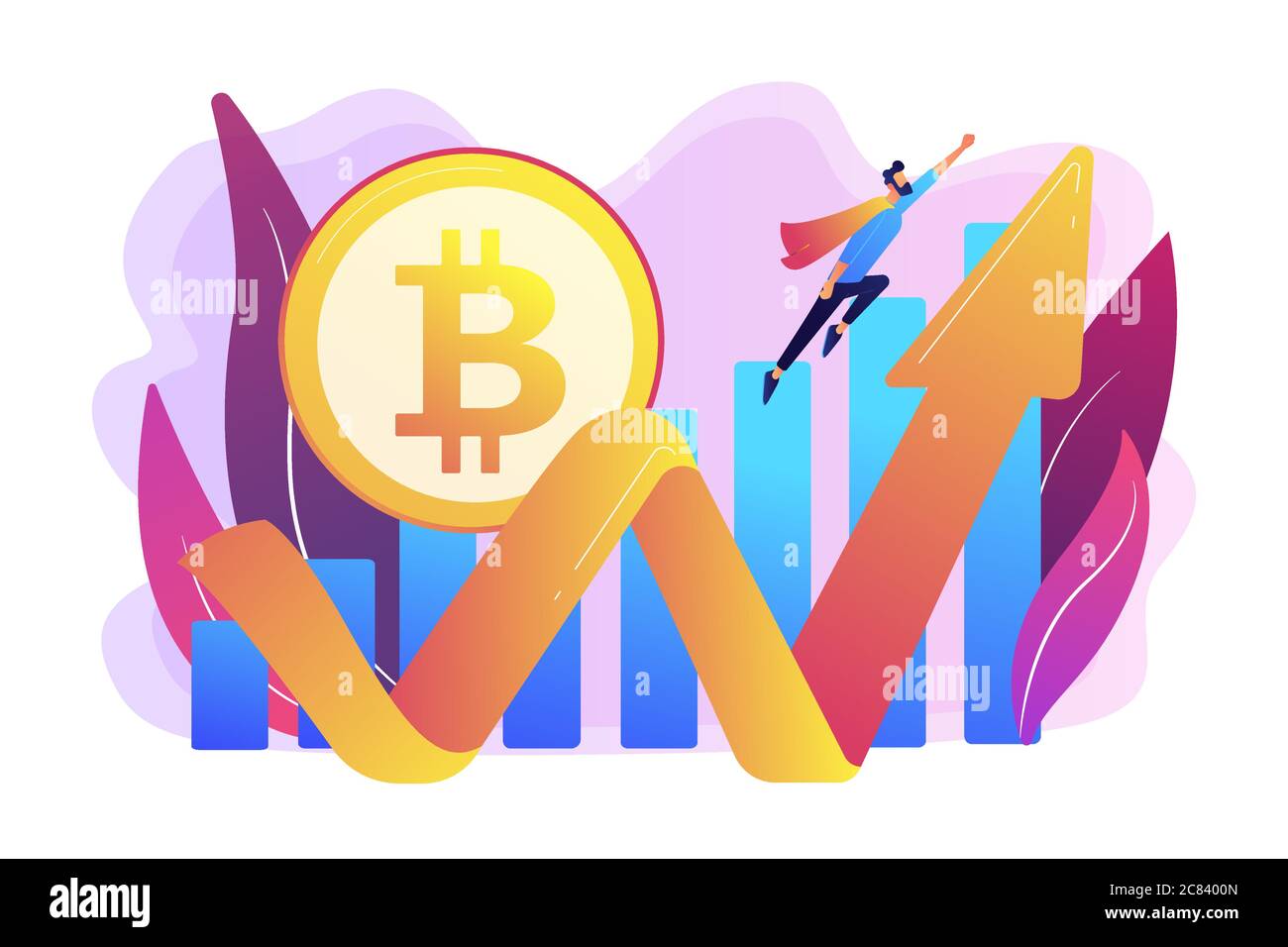 Cryptocurrency makes comeback concept vector illustration Stock Vector  Image & Art - Alamy