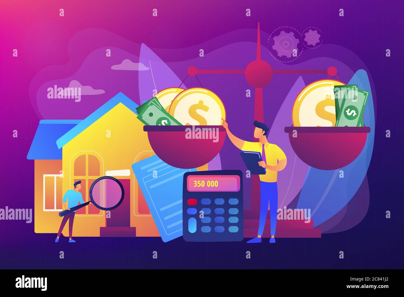 Appraisal services concept vector illustration Stock Vector Image & Art