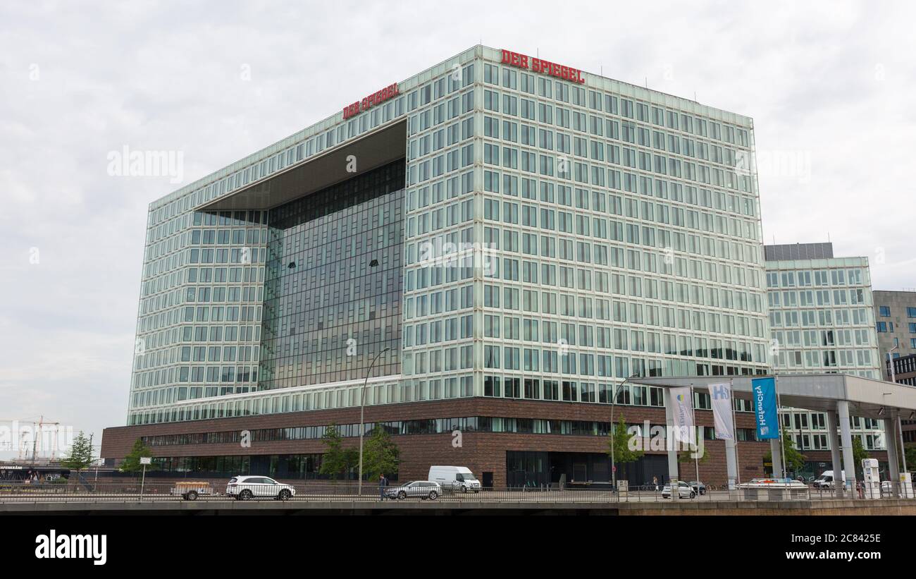 View on the head office of Der Spiegel. Headquarter of the german news magazine. Stock Photo