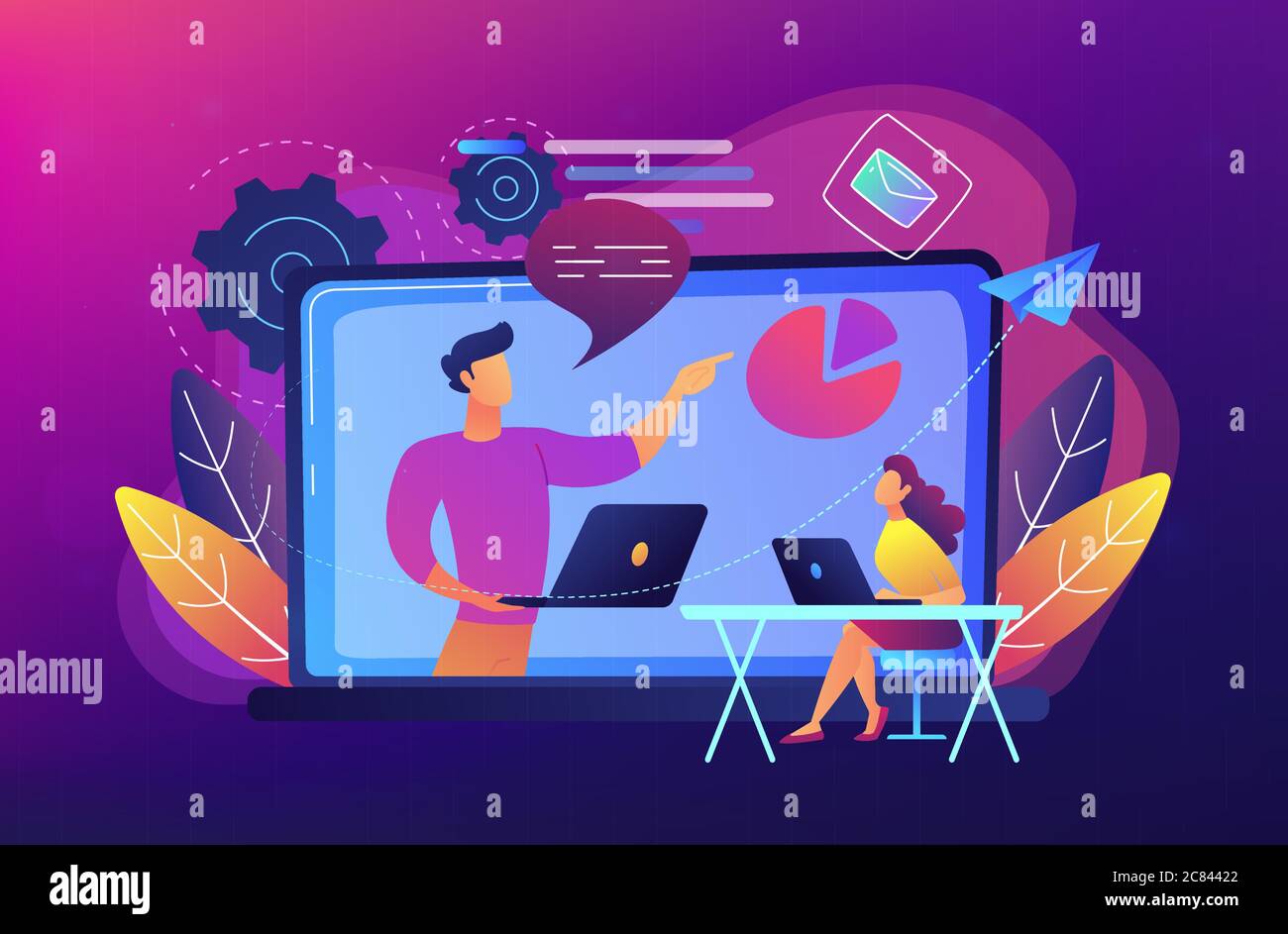 Webinar concept vector illustration Stock Vector Image & Art - Alamy