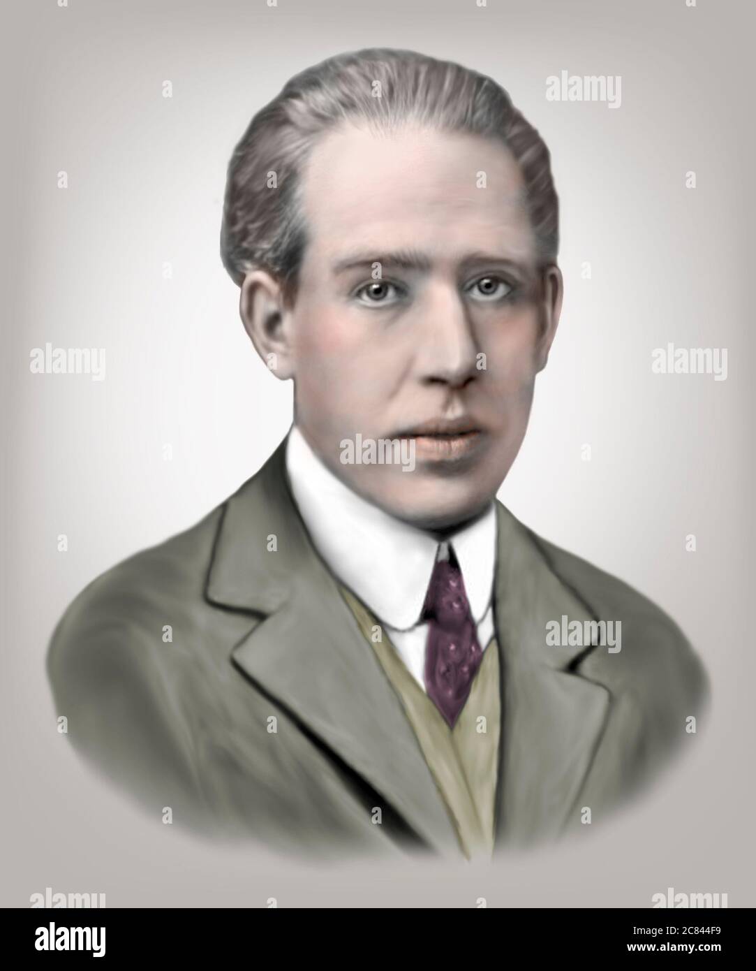 Niels Henrik David Bohr 1885-1962 Danish Physicist Philosopher Stock Photo