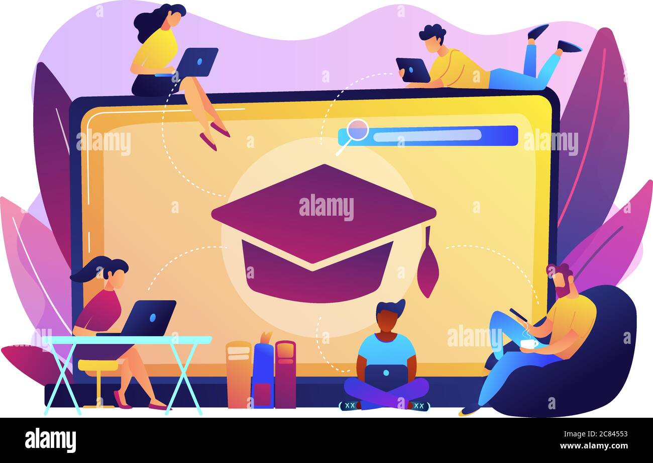 Online courses concept vector illustration Stock Vector Image & Art - Alamy