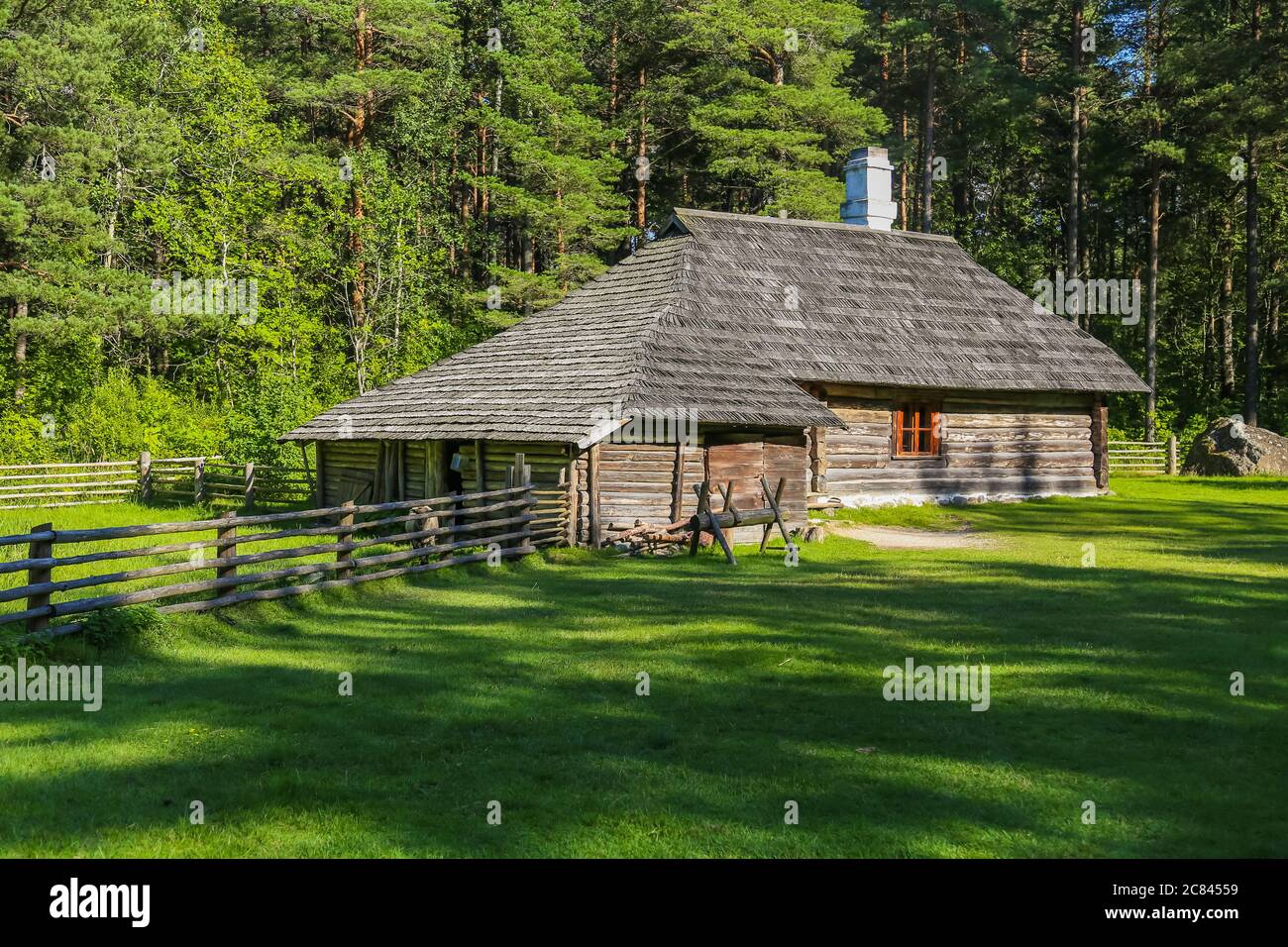 Traditional house in rural Tallinn, Estonia Stock Photo - Alamy