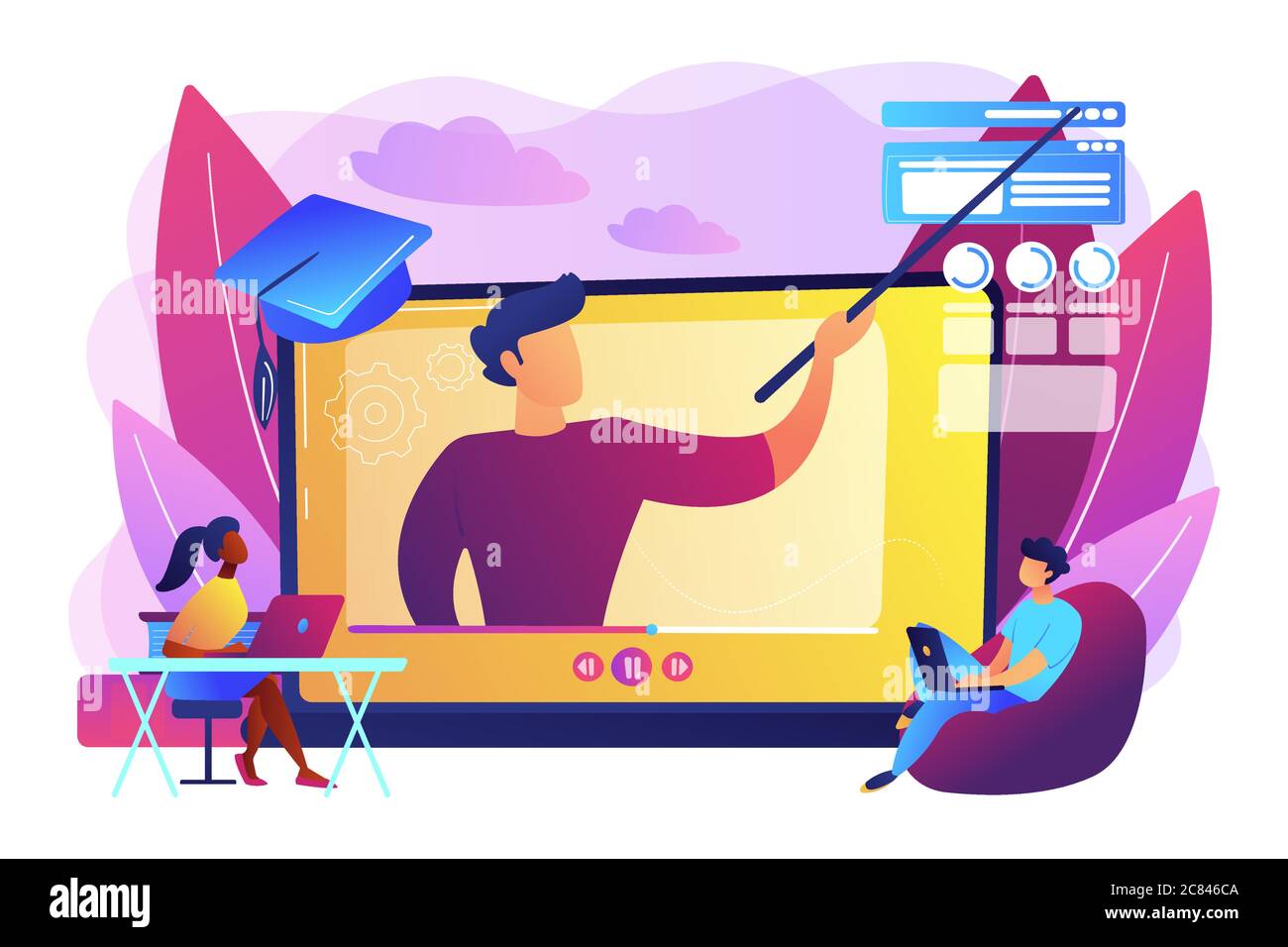 Online workshop concept vector illustration Stock Vector Image & Art ...