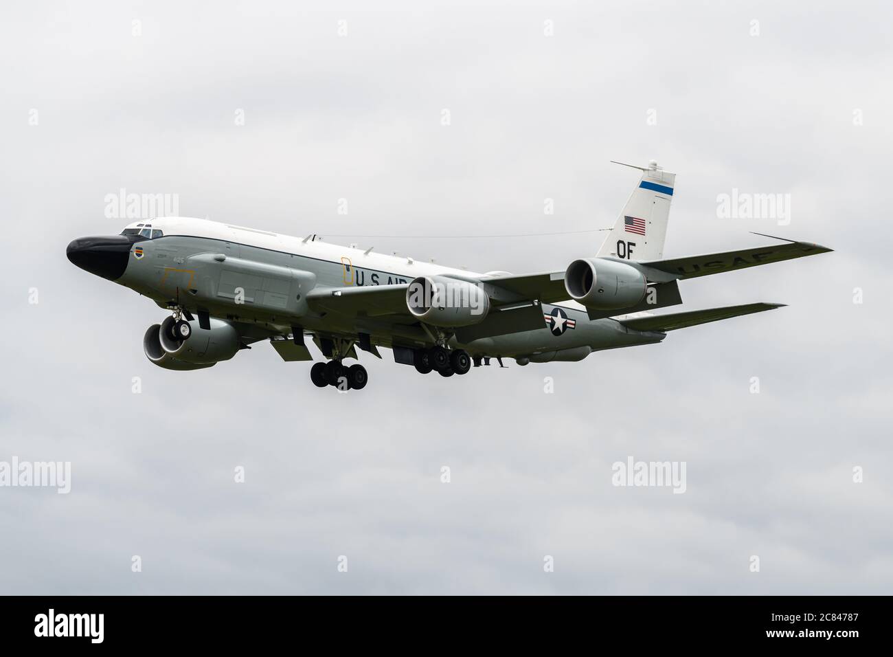 US Air Force RC135 Rivet Joint aircraft Stock Photo Alamy