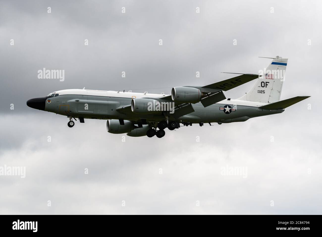 US Air Force RC135 Rivet Joint aircraft Stock Photo Alamy