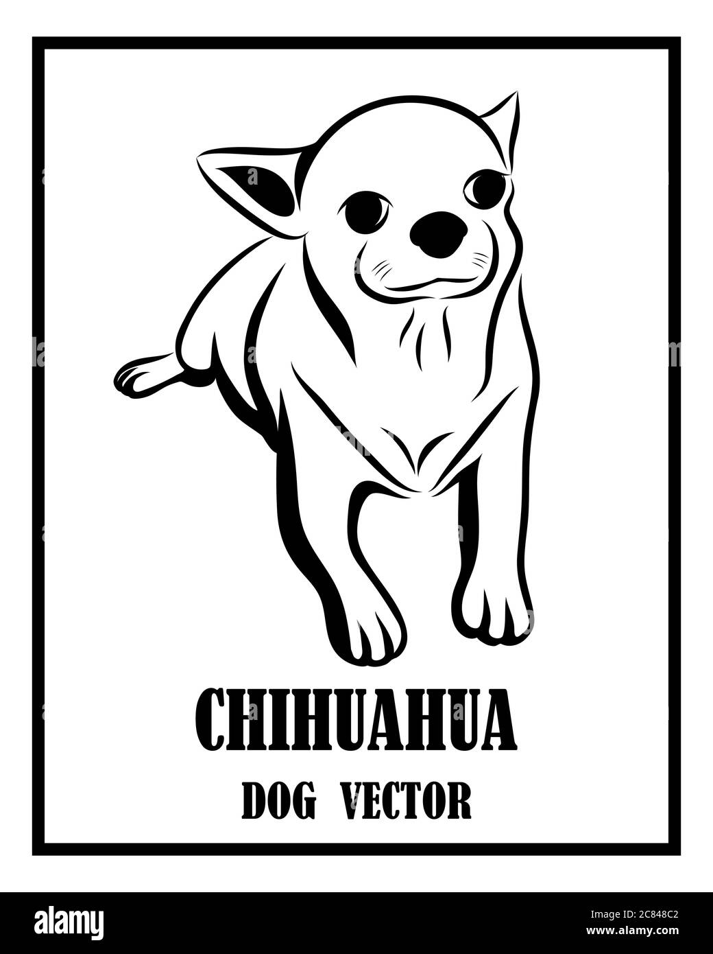Chihuahua vector vectors hi-res stock photography and images - Alamy