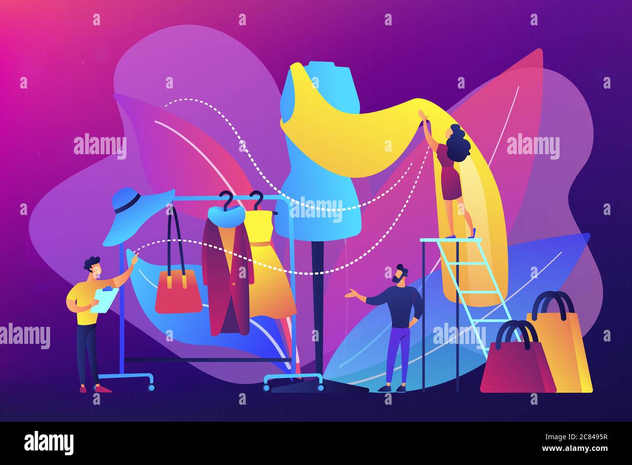 Fashion industry concept vector illustration Stock Vector Image & Art
