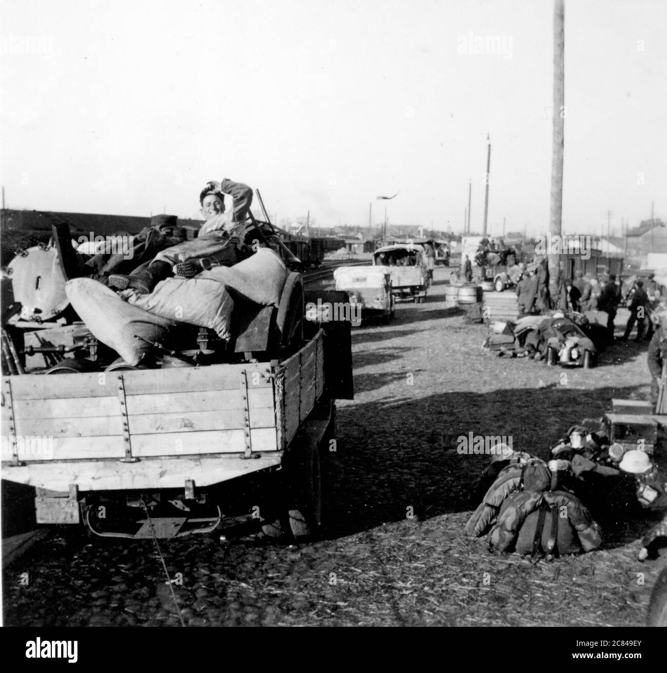 Oryol or Orel - Oryol Oblast, Russia, second world war - German Wehrmacht invade east front - barbarossa operation - military camp Stock Photo