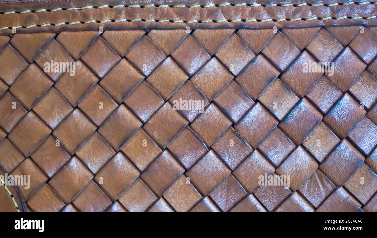 Full frame leather bag Stock Photo Alamy