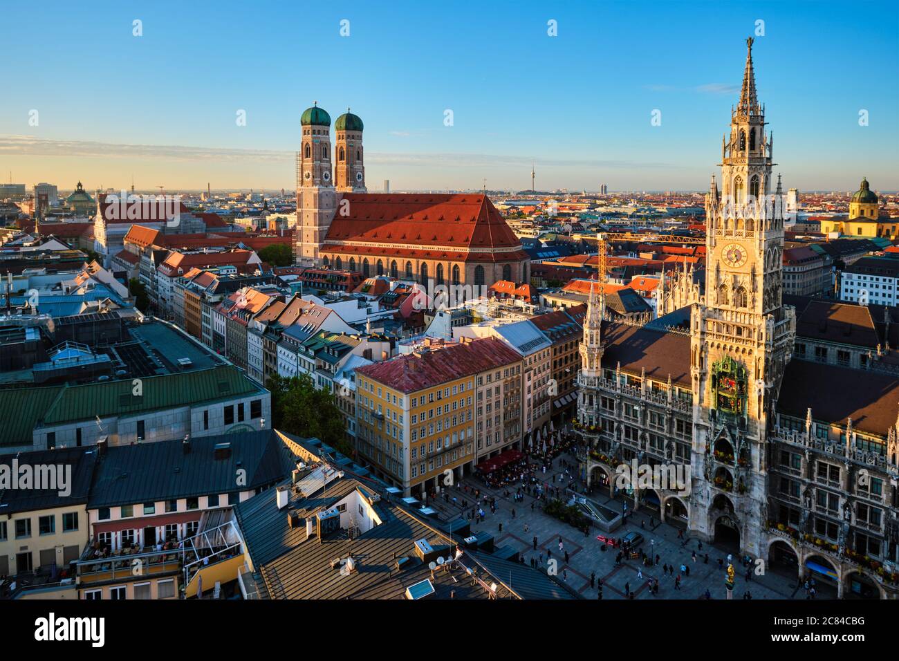 Aerial view of Munich, Germany Stock Photo - Alamy