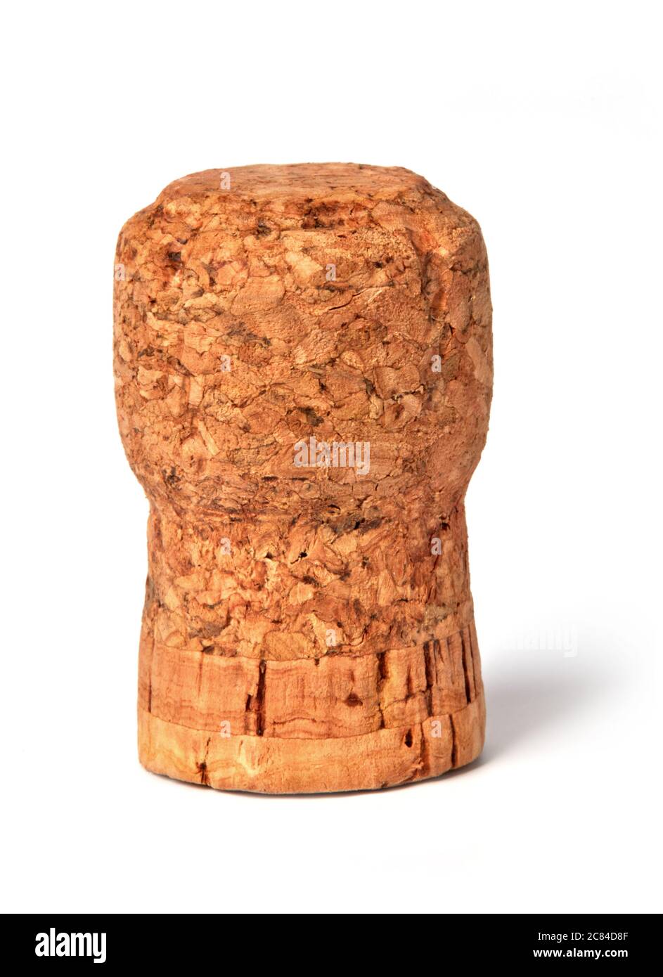 Champagne cork on white background Stock Photo - Alamy