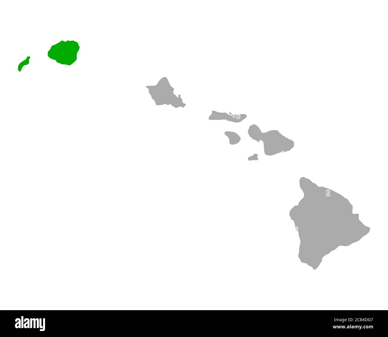 Map of kauai hires stock photography and images Alamy