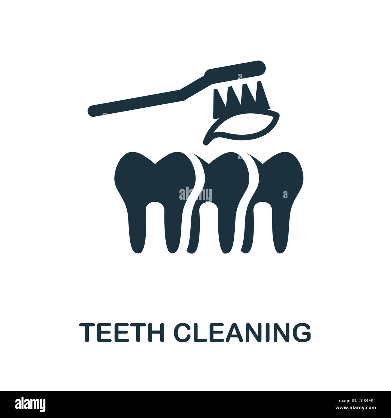 Teeth Cleaning icon. Simple element from personal hygiene collection ...