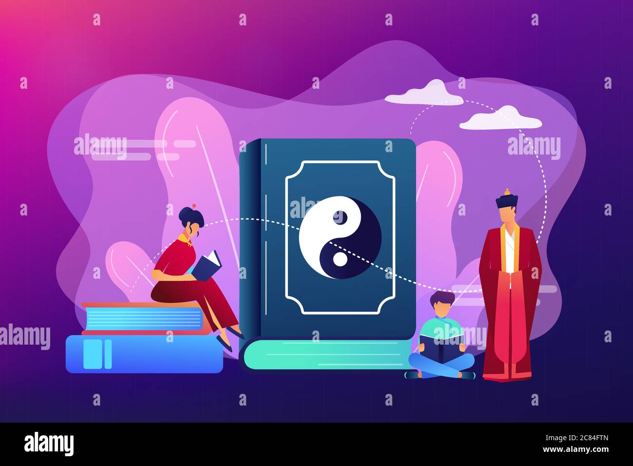 Taoism concept vector illustration Stock Vector Image &amp; Art - Alamy