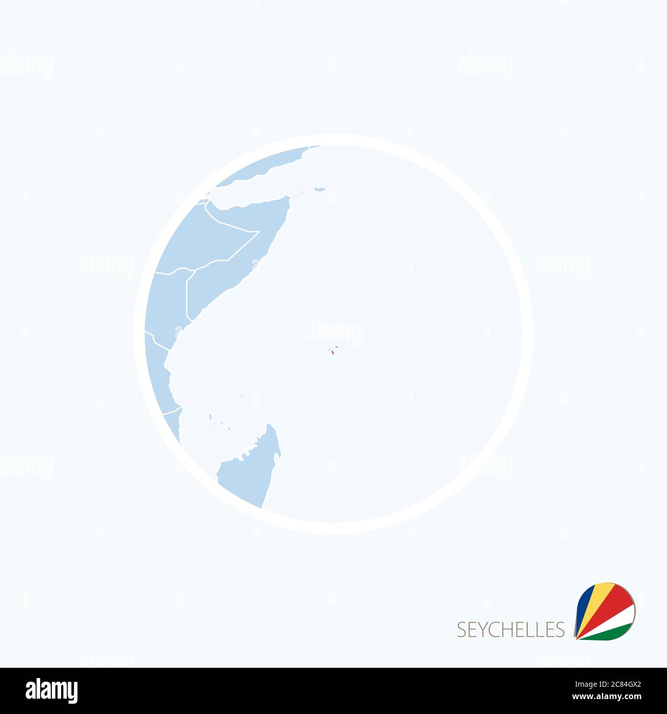 map of seychelles in africa