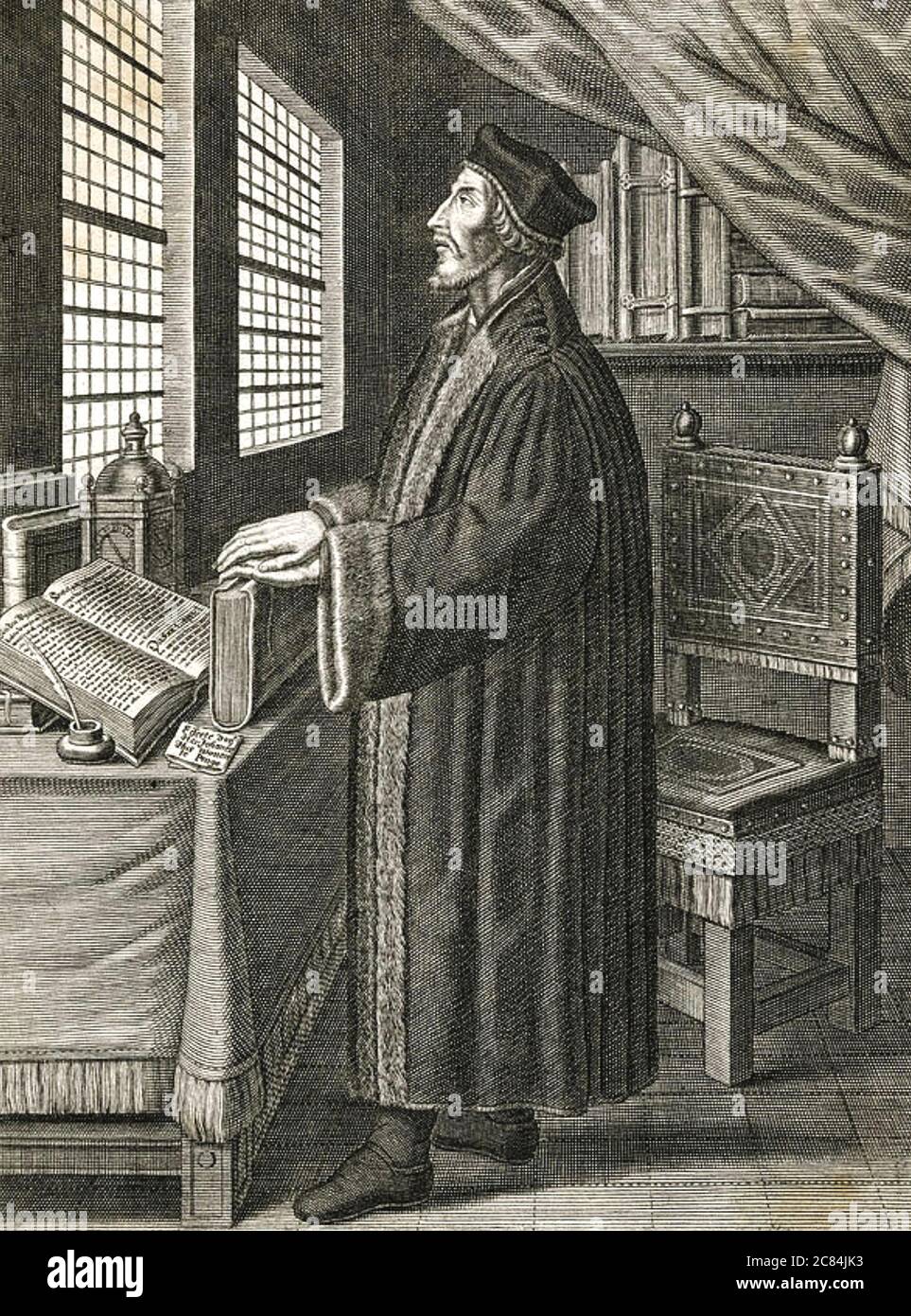 JAN HUS (c 1372-1415) Czech theologian and philosopher Stock Photo