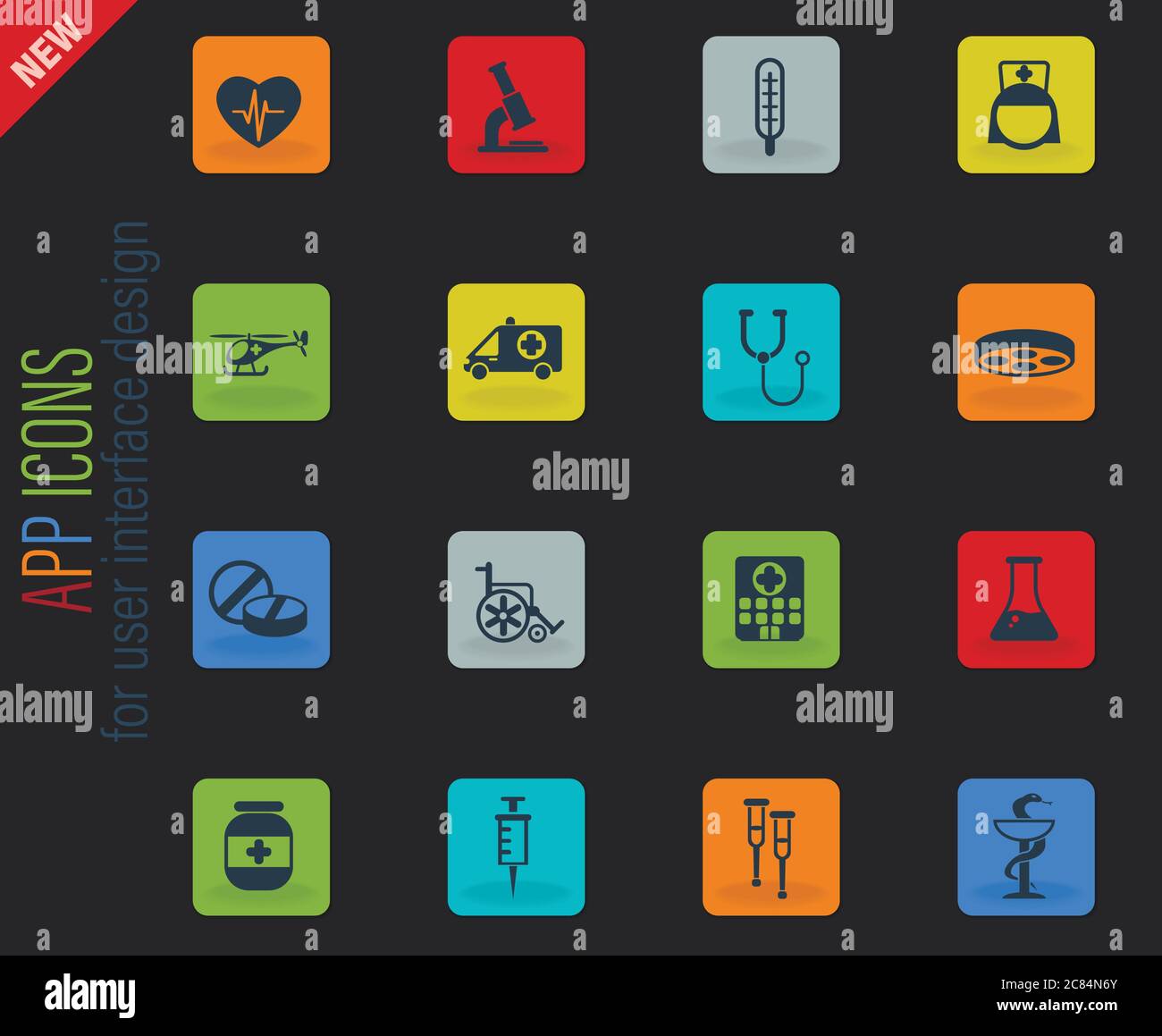 medicine icon set Stock Vector Image & Art - Alamy